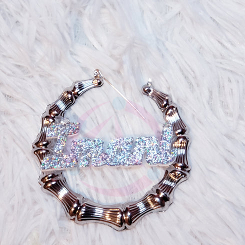 Name Plate Earrings